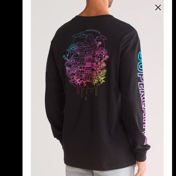 WeSC Kendrick Mushroom Castle Long
Sleeve T-Shirt, Black, Medium, NWT - Picture 2 of 5